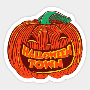 Halloween Town Sticker